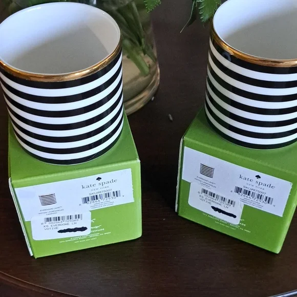 Nwt  2 Kate Spade Everdone Lane candle holders - Picture 4 of 4